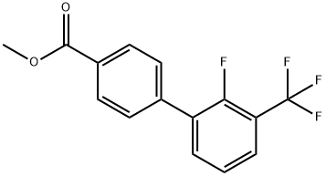 Methyl 4-[2-fluoro-3-(trifluoroMethyl)phenyl]benzoate Struktur