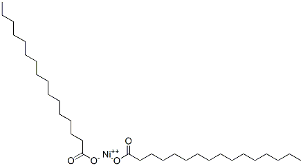 nickel(2+) palmitate  Struktur