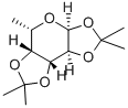 1,2,3,4-DI-O-ISOPROPYLIDENE-ALPHA-L-FUCOPYRANOSIDE Struktur