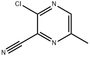 3-chloro-6-Methylpyrazine-2-carbonitrile Struktur