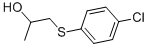 1-(p-chlorophenylthio)-2-propanol Struktur