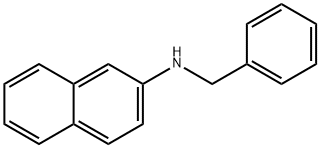 N-BENZYL-B-NAPHTHYL-AMINE Struktur