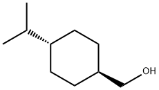 Cyclohexanemethanol, 4-(1-methylethyl)-, trans- Struktur