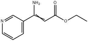 3-AMINO-3-(3-PYRIDINYL)-2-PROPENOIC ACID ETHYL ESTER Struktur