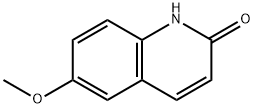 2-Hydroxy-6-methoxyquinoline Struktur