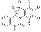 METHAQUALONE-D7 Struktur