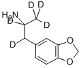 (+/-)-3,4-METHYLENEDIOXYAMPHETAMINE-D5 Struktur