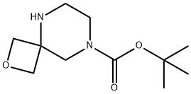 tert-Butyl 2-oxa-5,8-diazaspiro[3.5]nonane-8-carboxylate Struktur