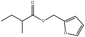 Butanoic acid, 2-methyl-, 2-furanylmethyl ester Struktur