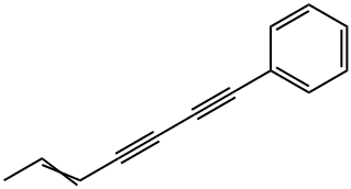 HEPT-1,3-DIYN-5-ENYLBENZENE Struktur