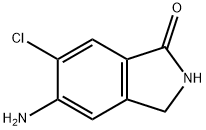 1H-Isoindol-1-one, 5-aMino-6-chloro-2,3-dihydro- Struktur