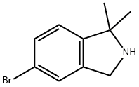 6-Bromo-3,3-dimethyl-1,2-dihydroisoindole Struktur