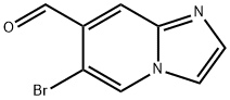 IMidazo[1,2-a]pyridine-7-carboxaldehyde, 6-broMo- Struktur