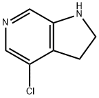 1H-Pyrrolo[2,3-c]pyridine, 4-chloro-2,3-dihydro- Struktur