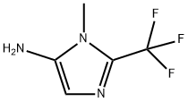 3-Methyl-2-(trifluoromethyl)imidazol-4-amine Struktur