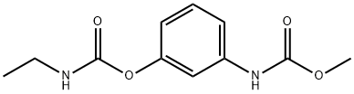 m-[(Ethylcarbamoyl)oxy]carbanilic acid methyl ester Struktur