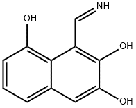 1,6,7-Naphthalenetriol, 8-(iminomethyl)- (9CI) Struktur