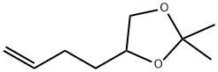 1,3-Dioxolane,  4-(3-butenyl)-2,2-dimethyl-  (9CI) Struktur