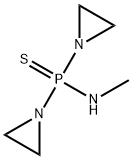 BIS(AZIRIDINYL)METHYLAMINO PHOSPHINE SULFIDE Struktur