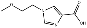 1-(2-Methoxyethyl)-1H-imidazole-4-carboxylic acid Struktur