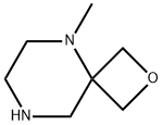 5-Methyl-2-oxa-5,8-diazaspiro[3.5]nonane Struktur