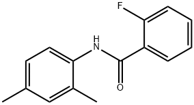 N-(2,4-二甲基苯基)-2-氟苯甲酰胺, 136926-05-1, 結構式