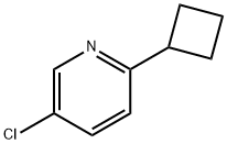 5-chloro-2-cyclobutylpyridine Struktur