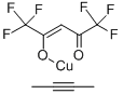 COPPER I HEXAFLUOROPENTANEDIONATE-2-BUTYNE COMPLEX Struktur