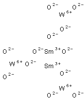 disamarium tritungsten dodecaoxide Struktur