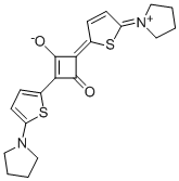 1,3-BIS(5-PYRROLIDINO-THIEN-2-YL)-2-OXO-CYCLOBUTENYLIUM-4-OLAT Struktur