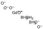 triboron gadolinium(3+) hexaoxide  Struktur