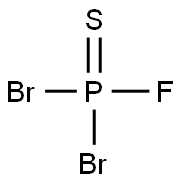 Dibromofluorophosphine sulfide Struktur