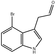 1H-Indol-3-acetaldehyde, 4-broMo- Struktur