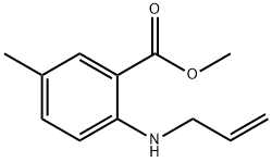 Benzoic acid, 5-methyl-2-(2-propenylamino)-, methyl ester (9CI) Struktur