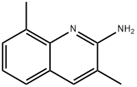 2-AMINO-3,8-DIMETHYLQUINOLINE Struktur