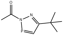 Ethanone,  1-[5-(1,1-dimethylethyl)-2H-1,2,3-diazaphosphol-2-yl]- Struktur