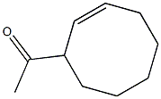 Ethanone, 1-(2-cycloocten-1-yl)-, (-)- (9CI) Struktur