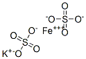 iron potassium bis(sulphate) Struktur