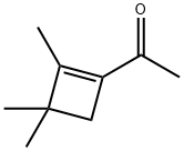 Ethanone, 1-(2,3,3-trimethyl-1-cyclobuten-1-yl)- (9CI) Struktur