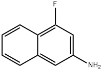 2-amino-4-fluoronaphthalene Struktur