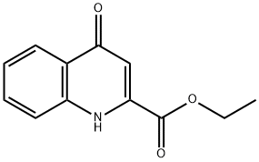 Ethyl 4-oxo-1,4-dihydroquinoline-2-carboxylate Struktur