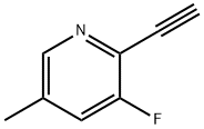 2-ethynyl-3-fluoro-5-Methylpyridine Struktur