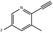 2-ethynyl-5-fluoro-3-Methylpyridine Struktur