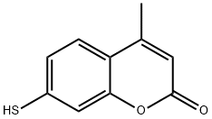 7-MERCAPTO-4-METHYLCOUMARIN Struktur