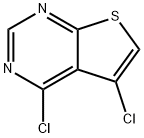 4,5-Dichlorothieno[2,3-d]pyrimidine Struktur