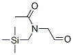 Acetamide,  N-(2-oxoethyl)-N-[(trimethylsilyl)methyl]- Struktur