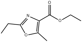 ETHYL 2-ETHYL-5-METHYLOXAZOLE-4-CARBOXYLATE Struktur