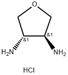 TRANS-TETRAHYDROFURAN-3,4-DIAMINE DIHYDROCHLORIDE Struktur