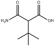 Butanoic  acid,  2-(aminocarbonyl)-3,3-dimethyl- Struktur