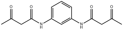 N,N'-1,3-phenylenebis[3-oxobutyramide] Struktur